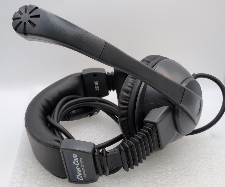 Clear-Com CC-95 Single-Muff Intercom Headset Communication System w/4 Pin XLR