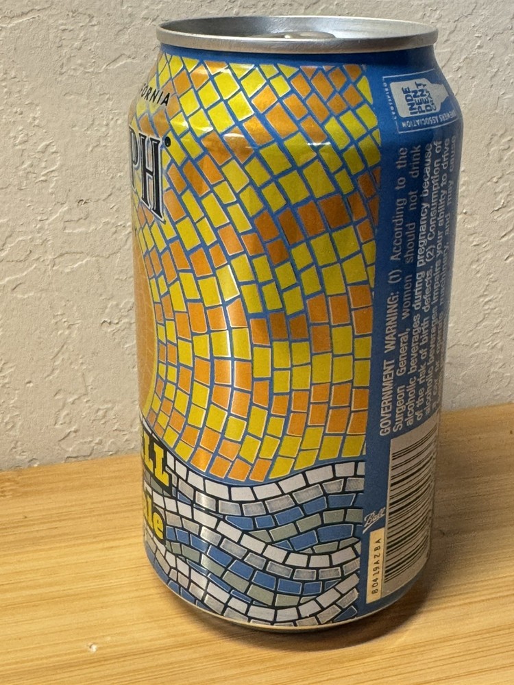 Telegraph West Swell IPA - Empty Beer Can Bottom Opened - gorgeous!