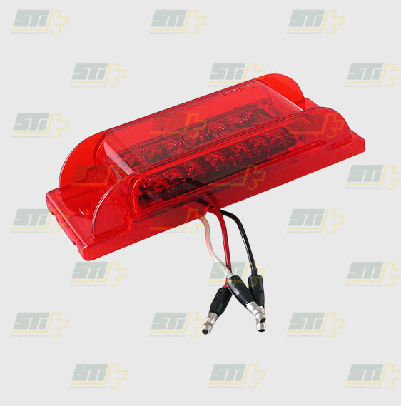 21271R Truck-Lite Red LED 2"x6" Rectangular