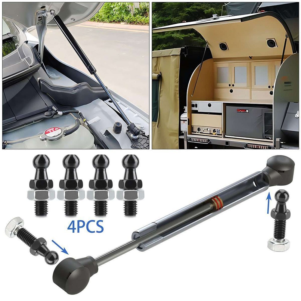 8pcs Ball Mount Threaded Stud Brackets 10mm Gas Prop Strut Spring RV Camper 1/2"