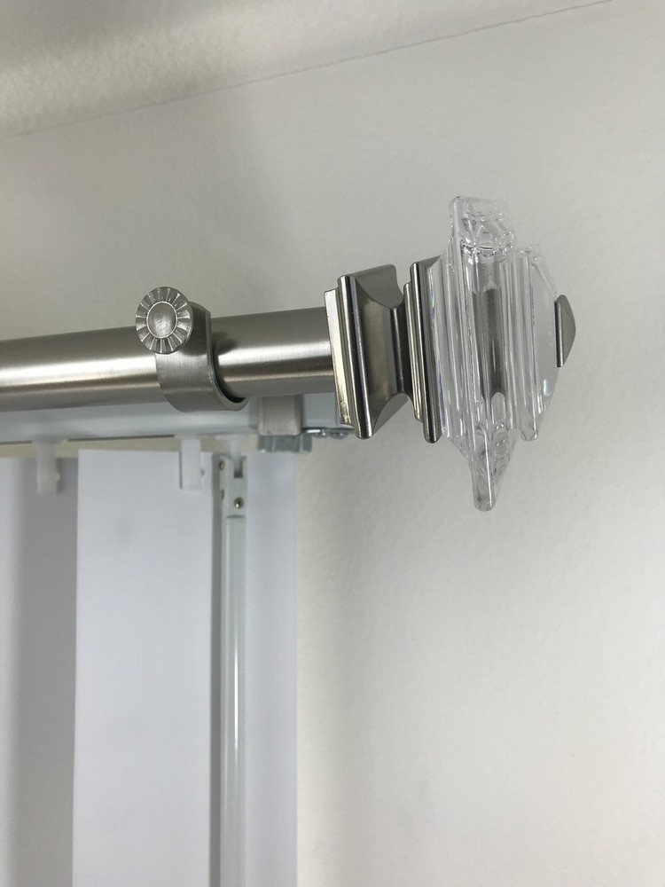NoNo Bracket - No Drill Curtain Rod Bracket Attachment over Blinds (Used)