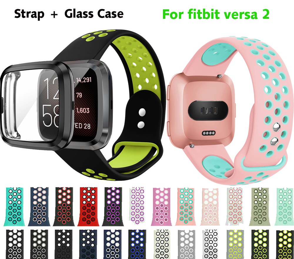Silicone Strap Watch Band Wristband Replacement For Fitbit Versa 1 2/Lite