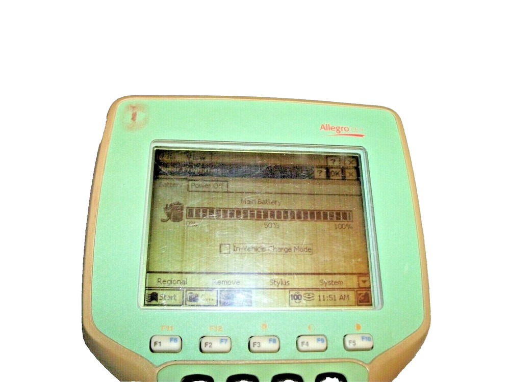 Juniper Systems Allegro CE Windows CE Data collector Battery Trimble GPS Topcon