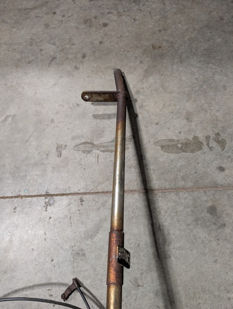 1968 Sno Jet vintage snowmobile Handlebar And Steering Post
