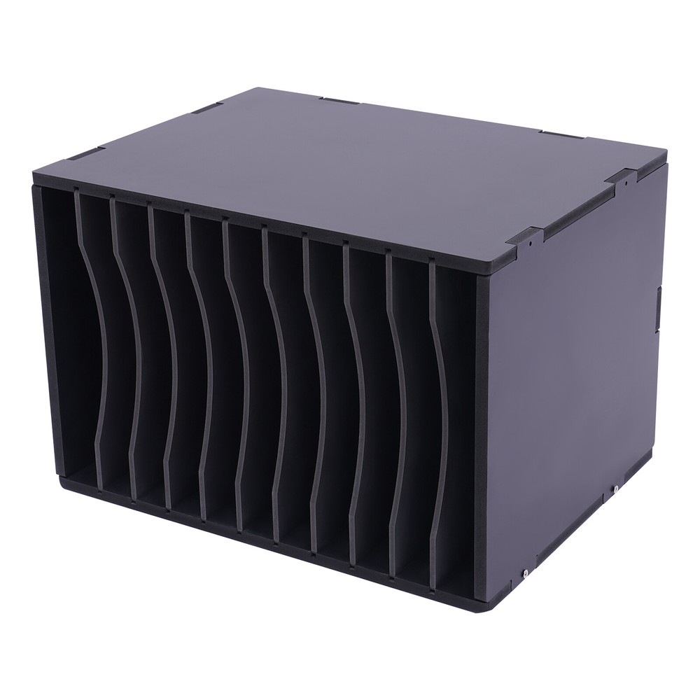 11Compartment Vertical Desktop Sorter File Storage Rack Desktop Organizer Holder