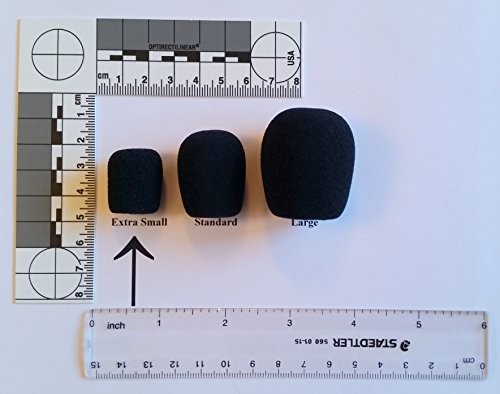 Small Microphone Windscreens (Microphone Covers) 6-Pack Headset/Lapel