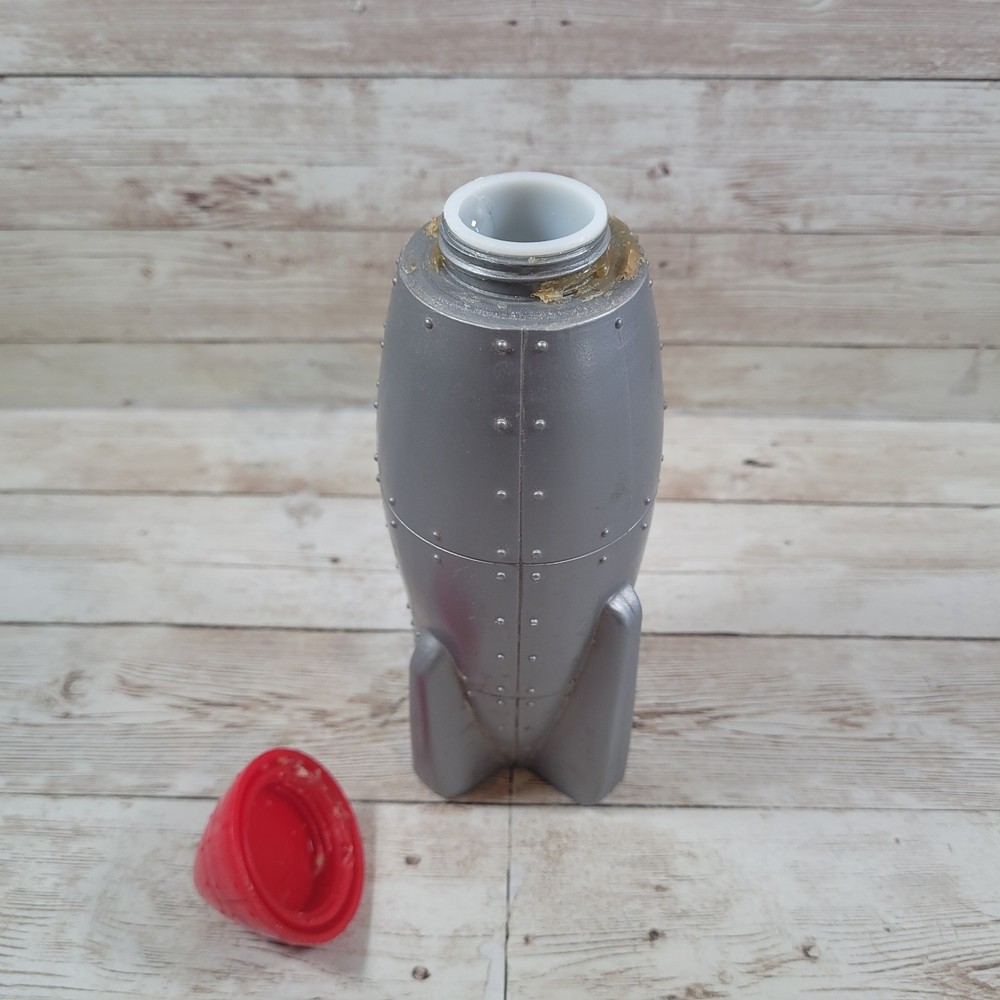 Vintage Rocket Space Ship Bubble Maker Bottle