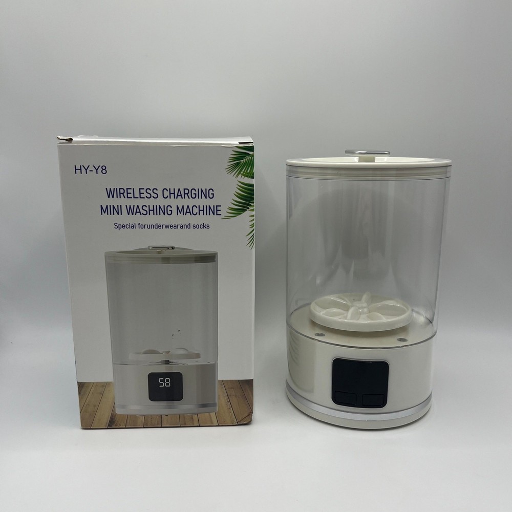 Portable Mini Washing Machine Wireless Charging Fully Automatic Underwear Socks
