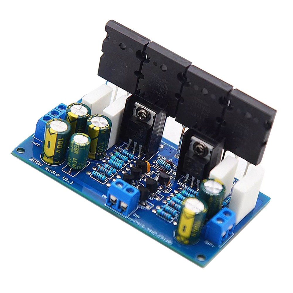 1 PC DC 35-60V 200W Audio Mono Power Amplifier Board HiFi Audio Amp Module Part