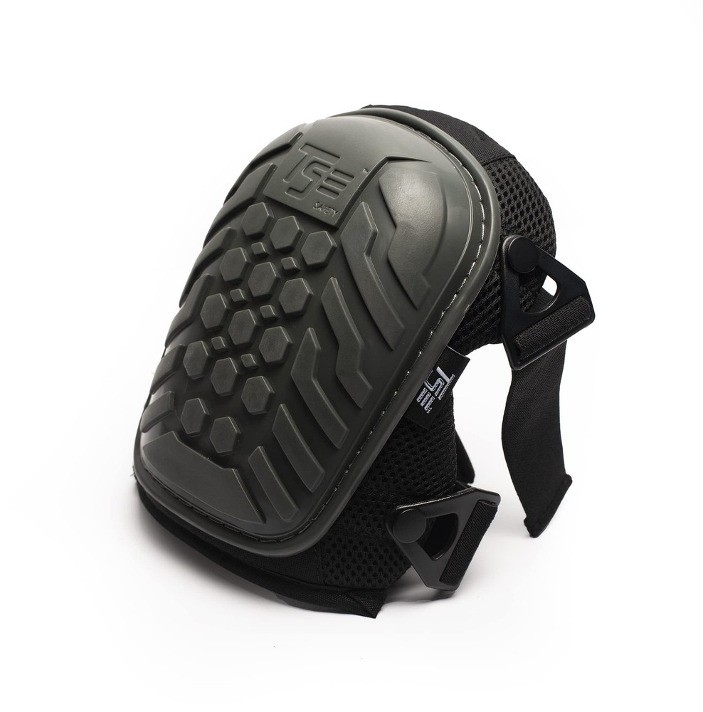 Heavy Duty Professional Knee Pads, Double Strap and Adjustable Clips Hex Pro ...