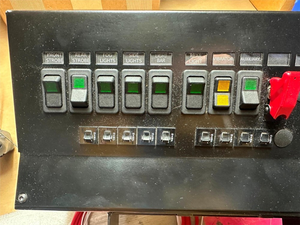 Force America Control Switch Panel w/ 9x Toggle Switches & 15A Breakers 1142648