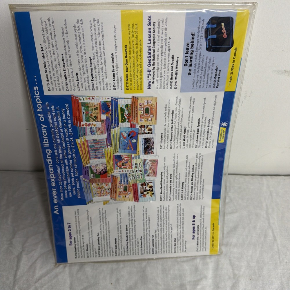 Geo Safari Electronic Learning Game- Sight Words
