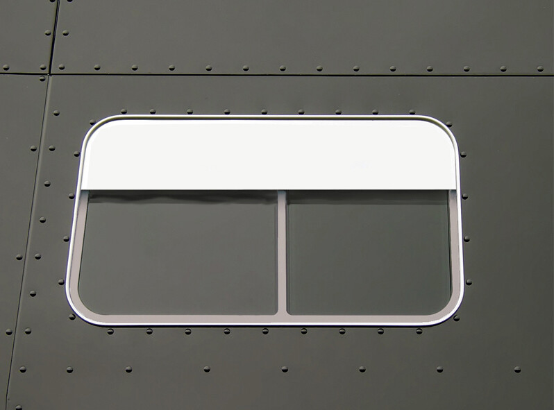Peterbilt 379 Sleeper Side Window Chopped Trim Pair # 14321