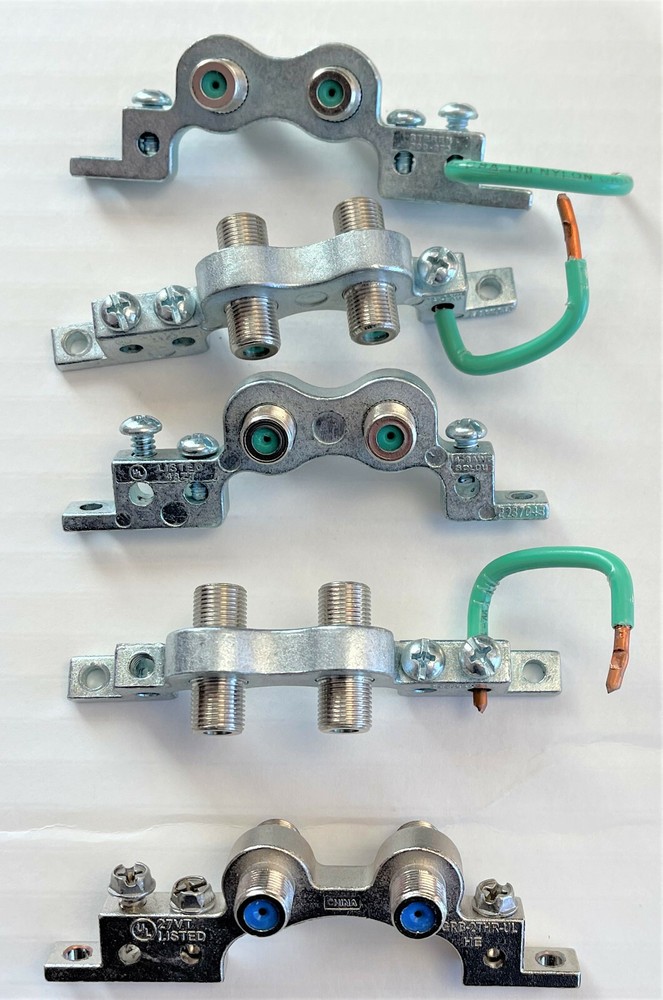 Dual f grounding block