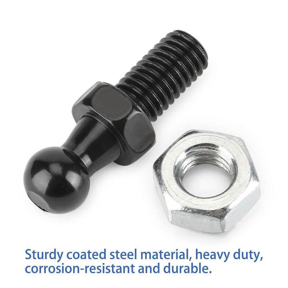 8pcs Ball Mount Threaded Stud Brackets 10mm Gas Prop Strut Spring RV Camper 1/2"
