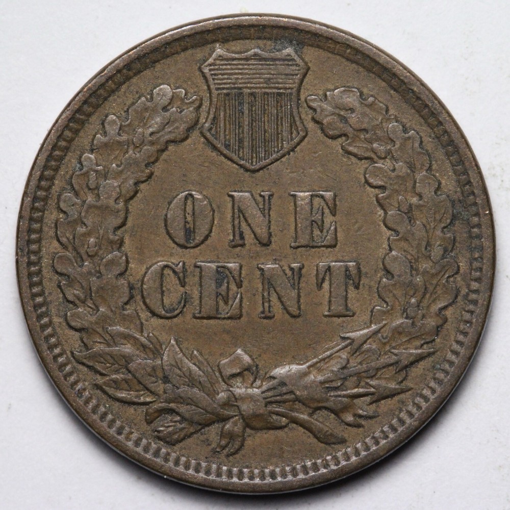 1907 Indian Head Cent Penny AU+ E199 T