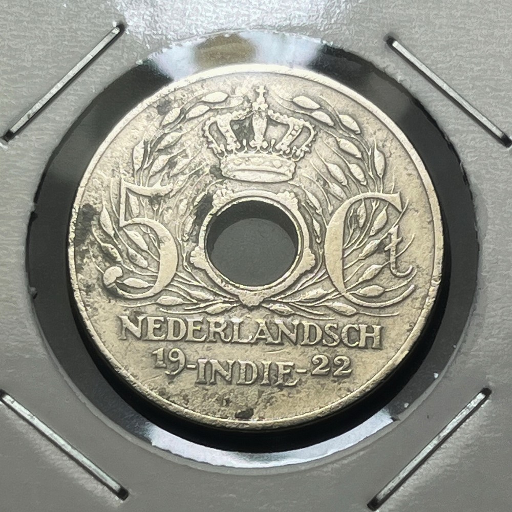 NETHERLANDS INDIES 1922 5 CENTS KM313