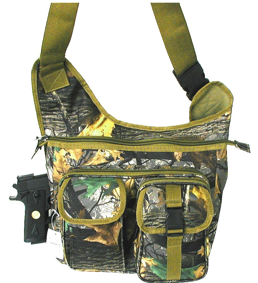 Explorer Wildland - Like- Hunting Camo Multi-Functional Messenger Bag - Docum...