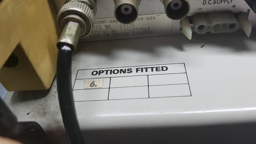 Marconi 2955B Radio Communications Test Set, Opt 06