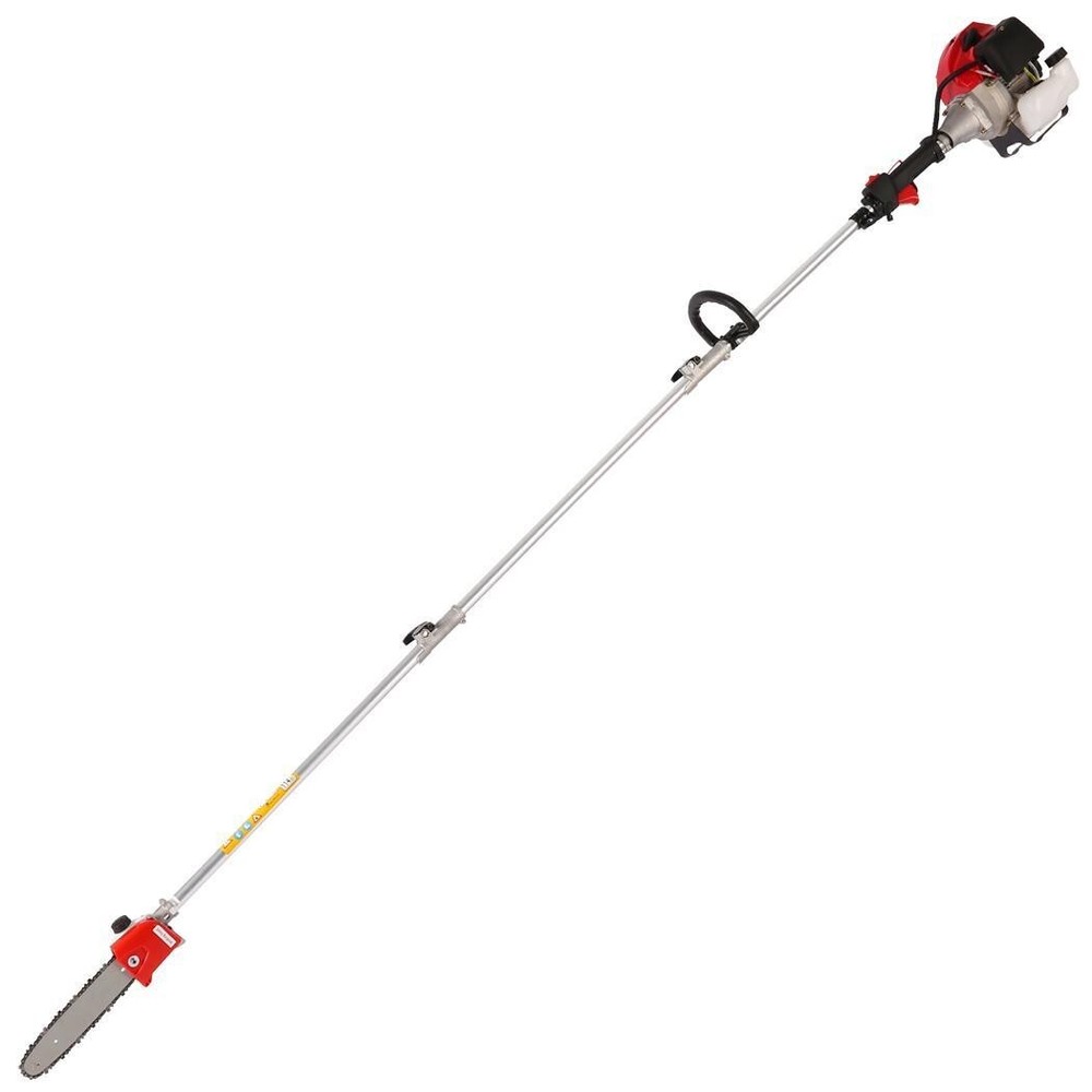 58CC 2 Stroke Gas Powered Pole Saw Chainsaws Tree Trimmer Long Reach Extendable