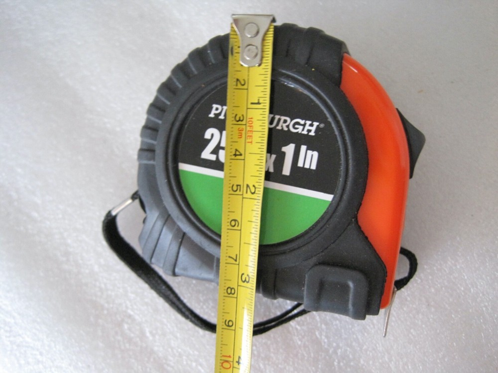 Pittsburgh Measuring Tape 25' x 1" EUC