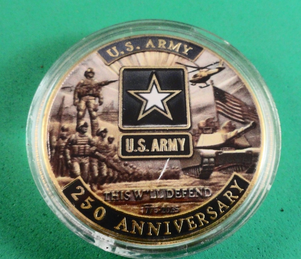 CHALLENGE COIN: U.S. ARMY - 250 ANNIVERSARY