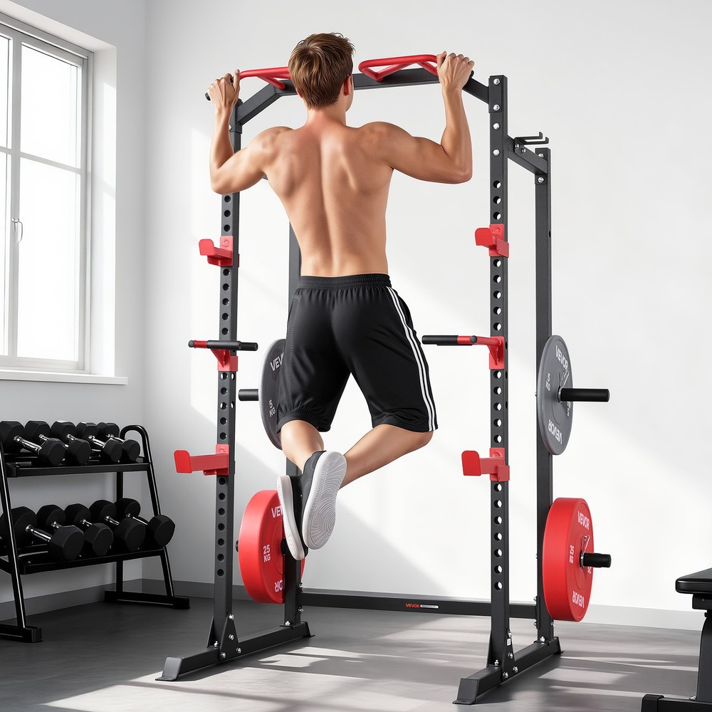 VEVOR Power Cage Multifunctional Squat Rack Training Workout Home Gym Equipment