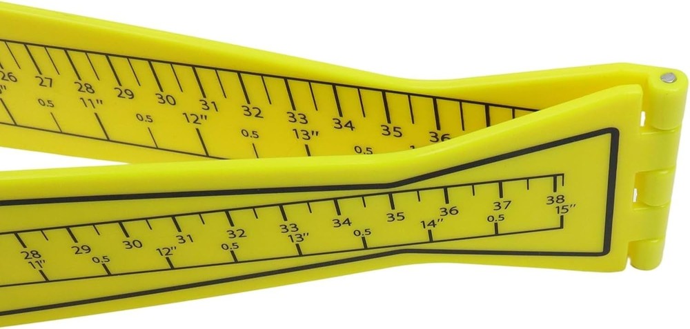 Fish Measuring Board, 32in Foldable Portable Double-Sided Fish Ruler, Precise...