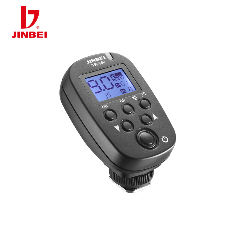 JINBEI TR-V6II Wireless Flash Trigger Transmitter Speedlite LCD Flash Trigger