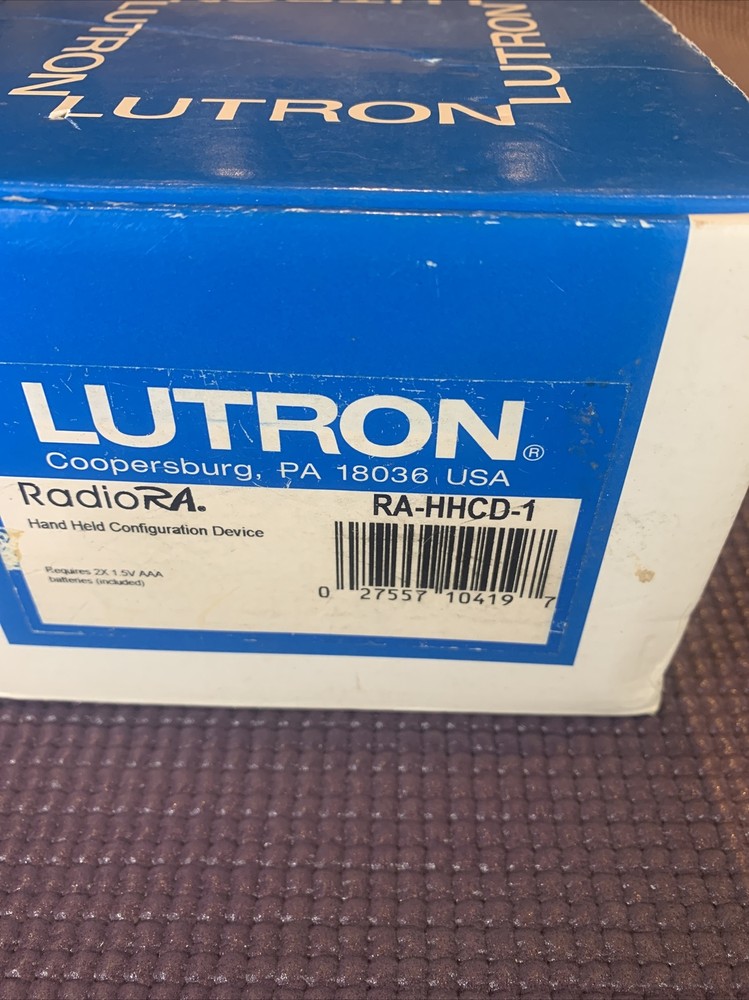 lutron ra-hhcd-1 Han Held Configuration Device New