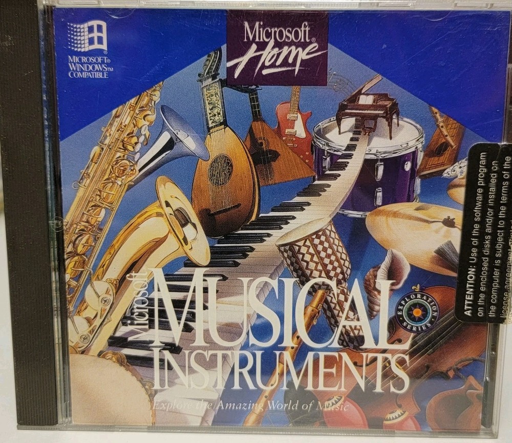 Microsoft Musical Instruments (CD Windows 1990's) Microsoft Home - Windows 95