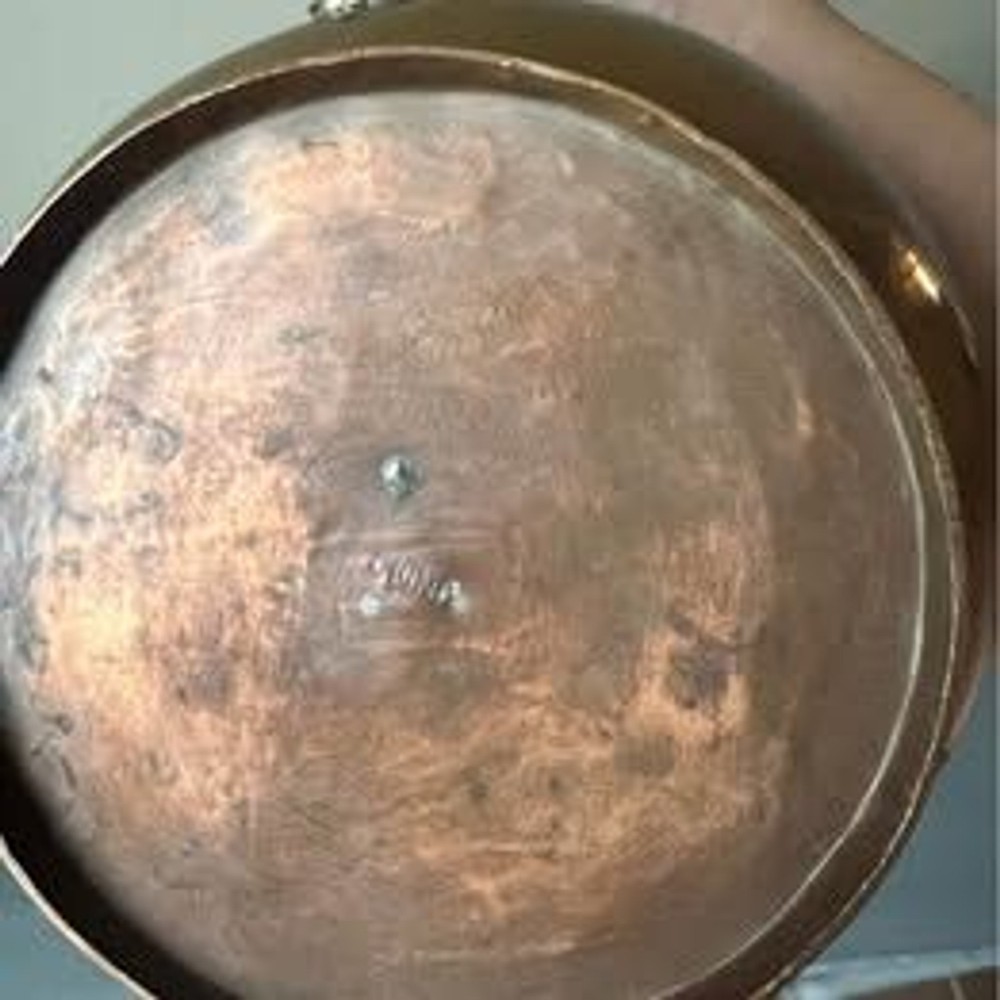 Vintage Copper and Brass Pitcher 10”