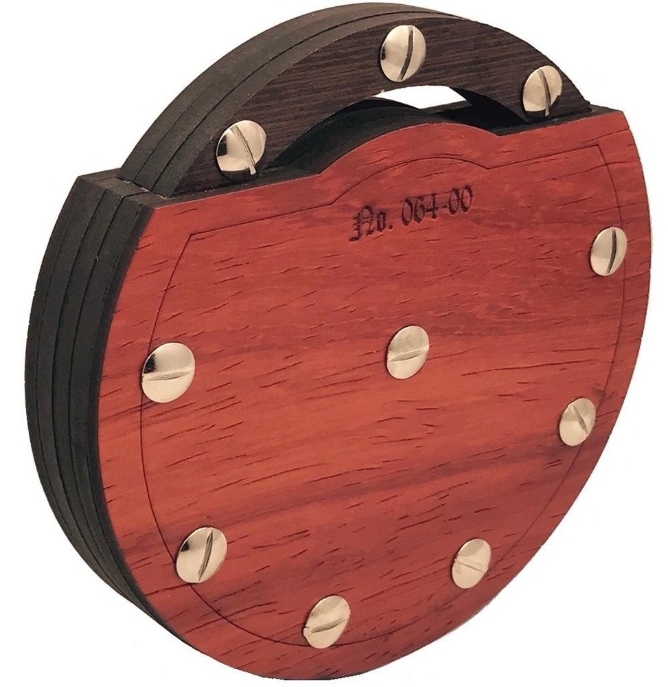 Lock 64 - Wooden Brain Teaser Puzzle