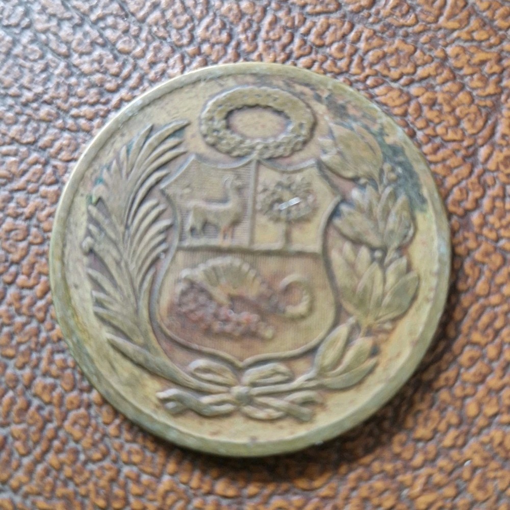 Peru 1 Sol 1944 Coin