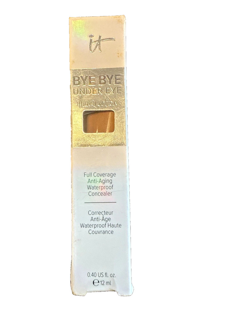 IT Bye Bye Under Eye Illumination Concealer .40oz Medium Amber 23.5 Waterproof