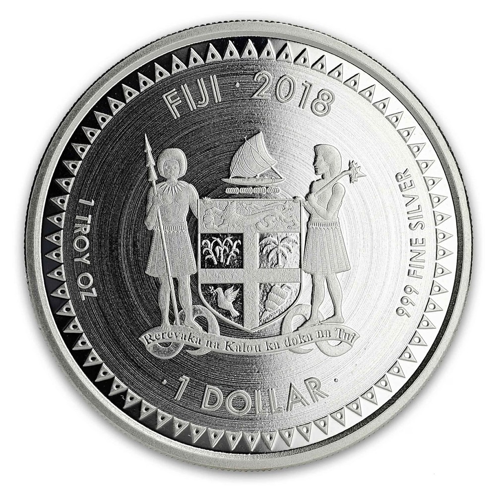 2018 Fiji Pacific Dollar Silver 1 oz