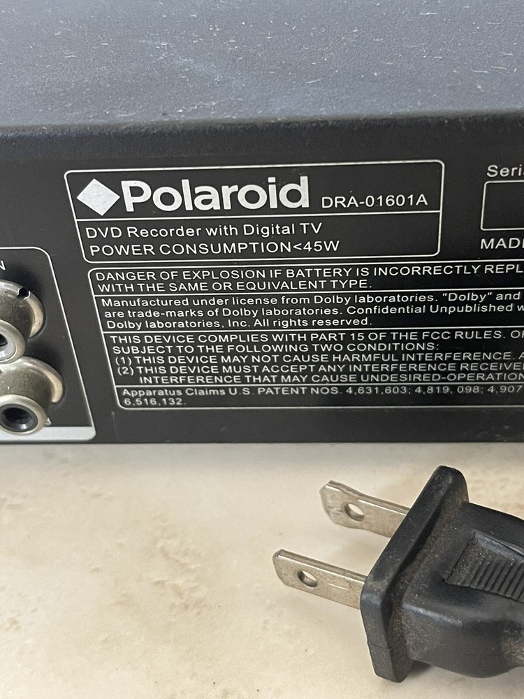 Polaroid DVD Recorder DRA-01601A