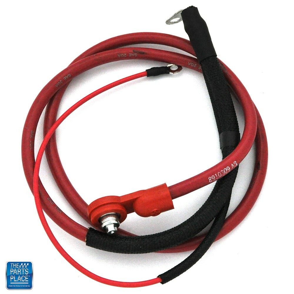 1972 Cutlass 442 D Battery Cable Positive V8 455 CI Side Post EA