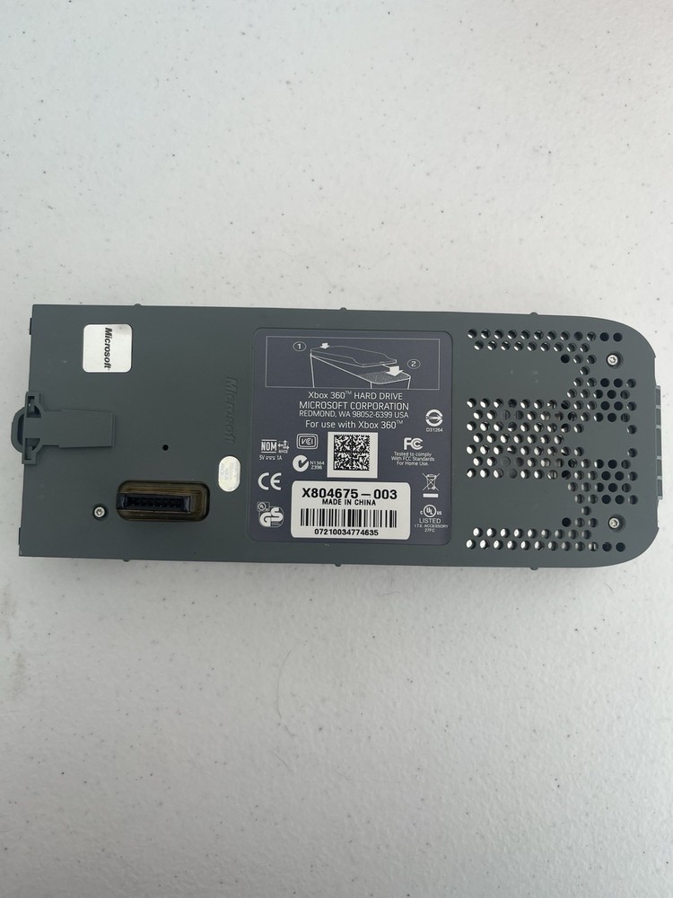 Official Microsoft Xbox 360 Hard Drive HDD X804675-003 - Untested