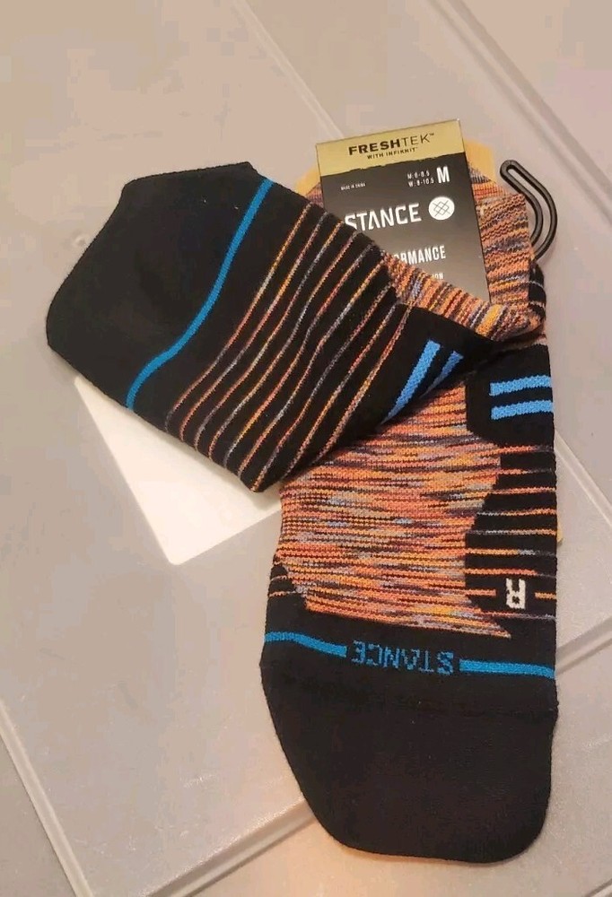 Men's Stance Performance FreshTek Cautionary Tab Socks - MED 6 - 8.5