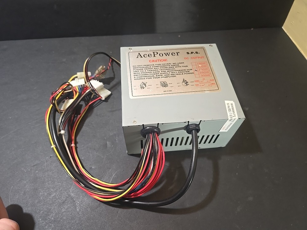 ACE POWER SPS 230W Power Supply Unit / PSU - Gray