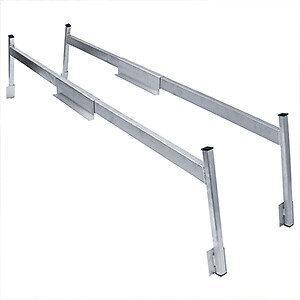 Aluminum Truck Cap & Topper Ladder Roof Rack for Pickup Camper Shell Heavy Duty