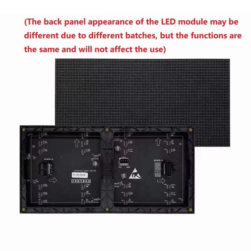 4 Pack P5 Indoor LED Screen, 64X32 LED Display Module, 16816