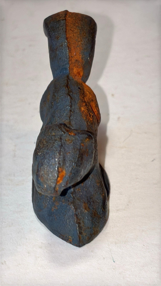 Vintage John Wright Heavy Cast Iron Squirrel / Chipmunk Bottle Opener