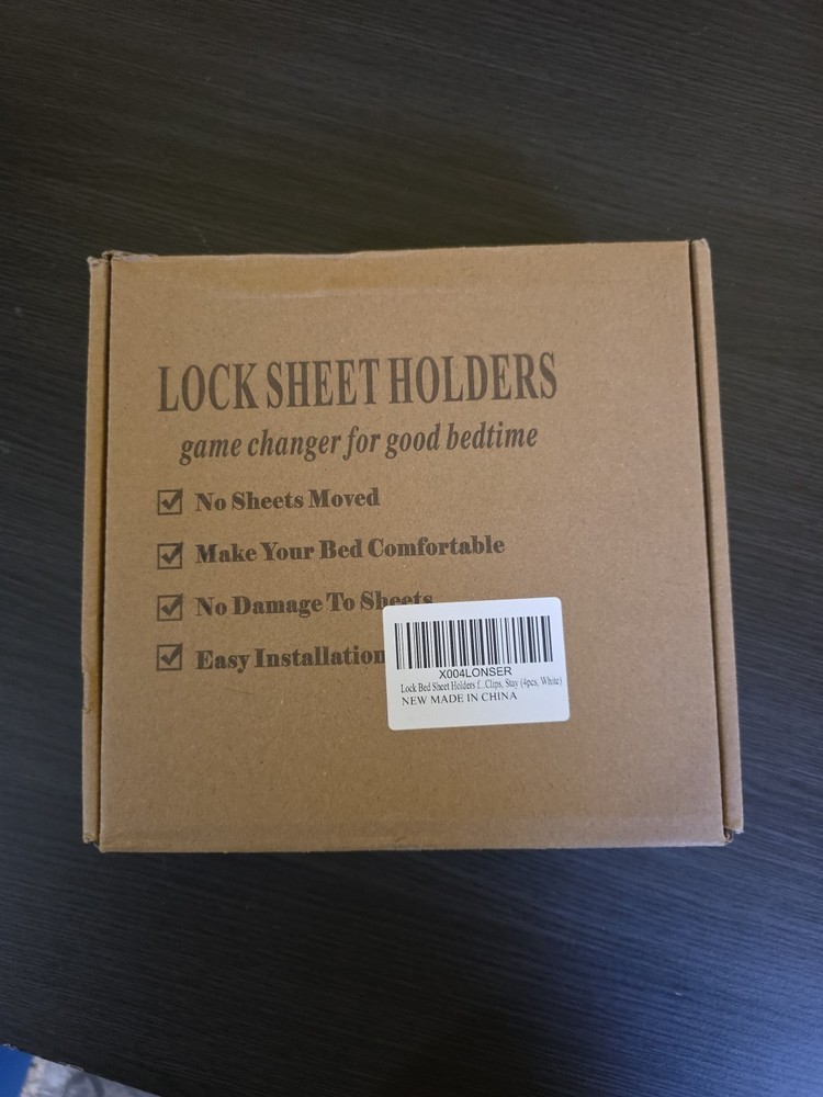 4 Pack Lock Sheet Holders Keep Sheets Tight Heavy Duty Bed Corner Sheet Holder