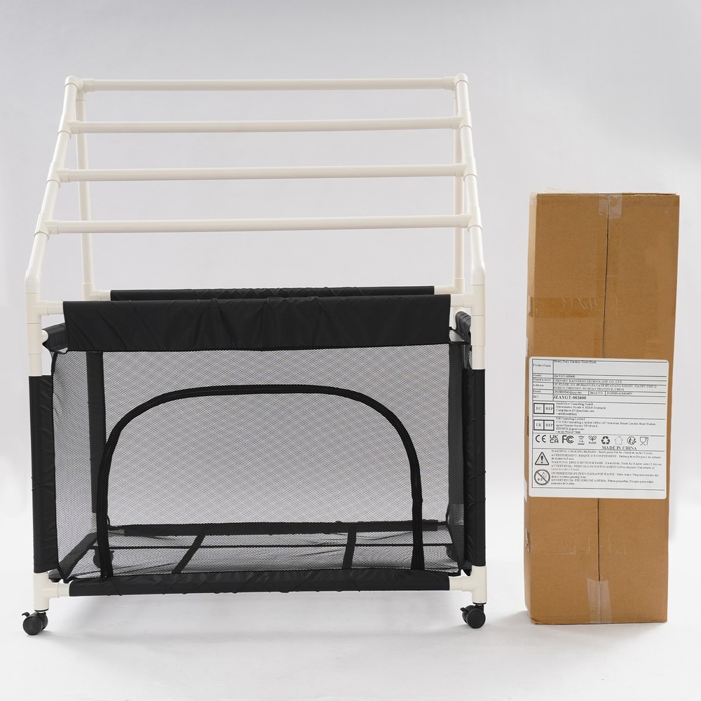 Rolling Pool Noodle Storage Organizer Bin with Mesh