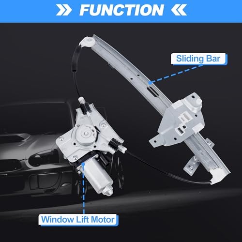 19015 Window Regulator Compatiable with Chevy 2006-2013 Impala, 2014 Front Left