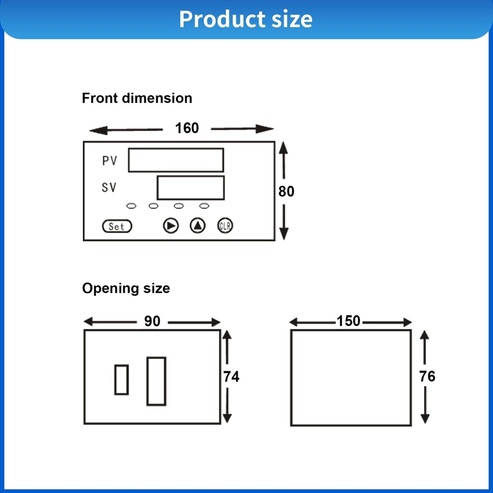 Load Cell Sensor Indicator Display,Weight Amplifier with Digital...