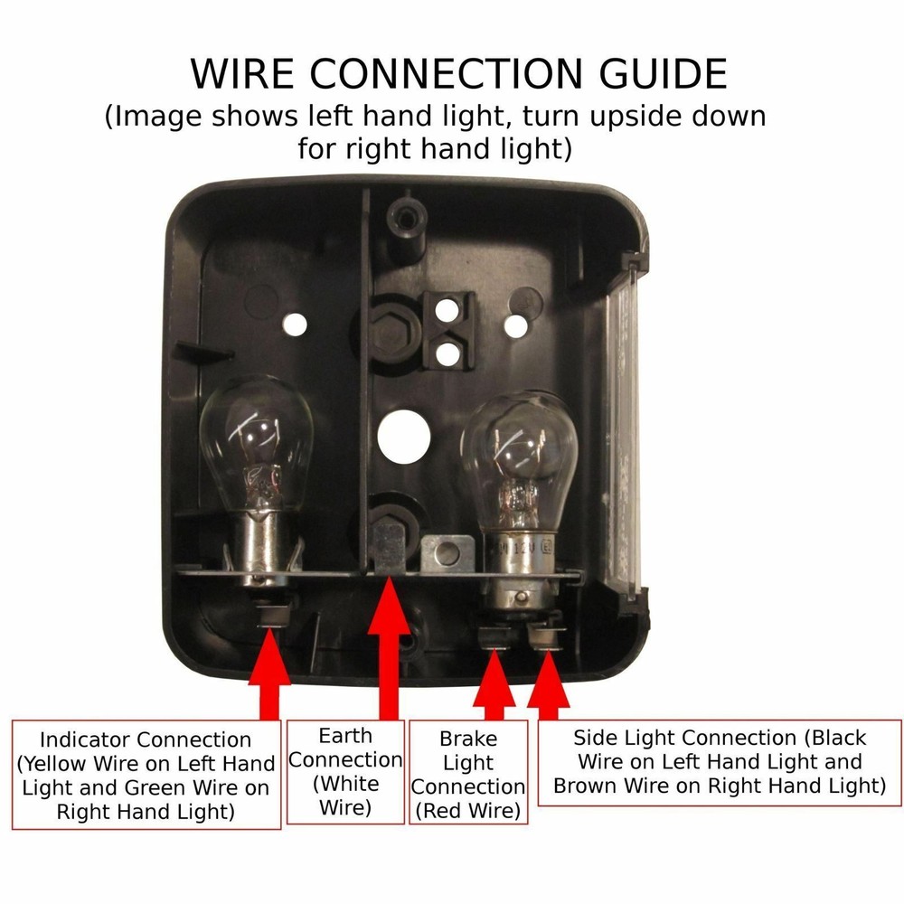 Trailer Caravan Light or Replacement Lighting Board Lamp & Guard Cage Cover x 2