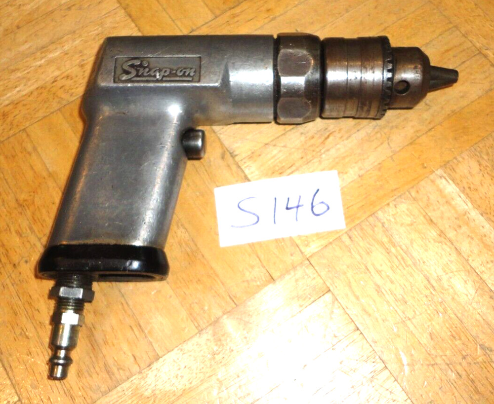 SNAP-ON TOOLS 1/2 SIZE CHUCK AIR DRILL WORKS GREAT PD3